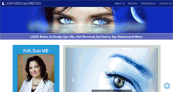 Desktop Screenshot of lunavisionandbeauty.com